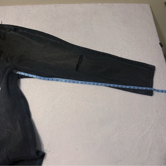 NWT Good American Good 90's Icon Straight Leg Jeans in Black Women's 16 - Picture 8 of 12